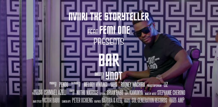 Nviiri the Storyteller Bar ft Femi One Official Music Video - Bekaboy