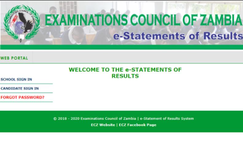 How to check GCE Exams Results Zambia 2022 ECZ Results 2023 - Bekaboy