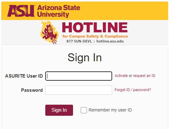 ASURITE Login Arizona State University Login