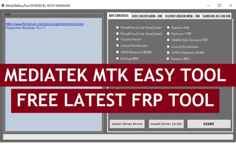 MediaTek Easy Tool 24022022 Free Download - Bekaboy