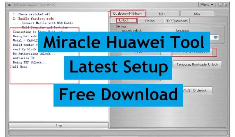 Miracle Huawei Tool Ver 1.8 Latest Update Download - Bekaboy
