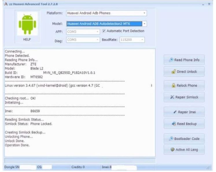 ZZKey Huawei Advanced Tool V2.7.2.9 Download