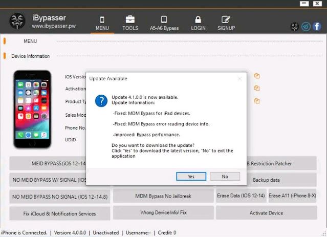 iBypasser iCloud Remover Tool V3.5 - Bekaboy