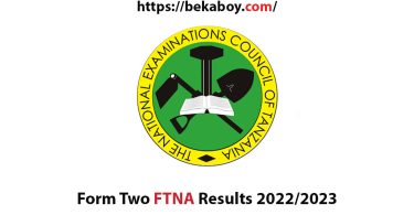 Form Two FTNA Results 2022 2023 - Bekaboy
