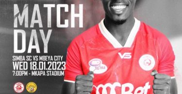 Matokeo Simba vs Mbeya City leo 18 - Bekaboy