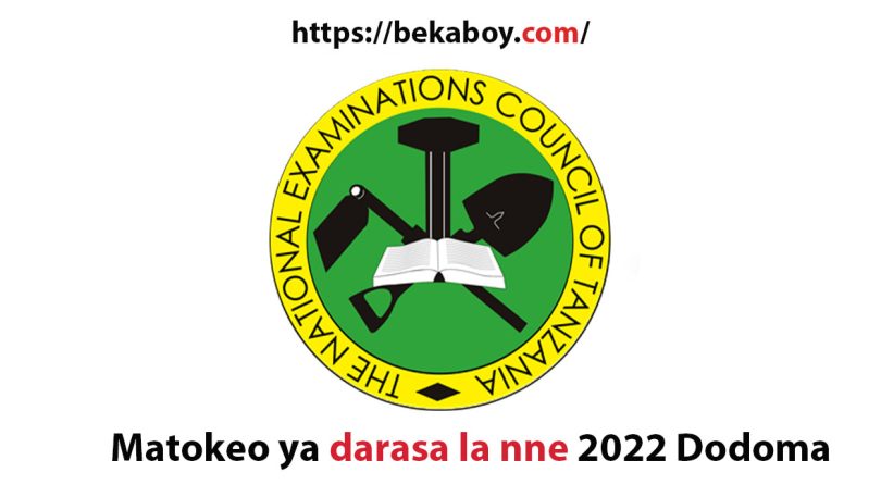 Matokeo ya darasa la nne 2022 Dodoma - Bekaboy