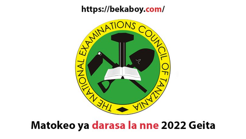 Matokeo ya darasa la nne 2022 Geita - Bekaboy