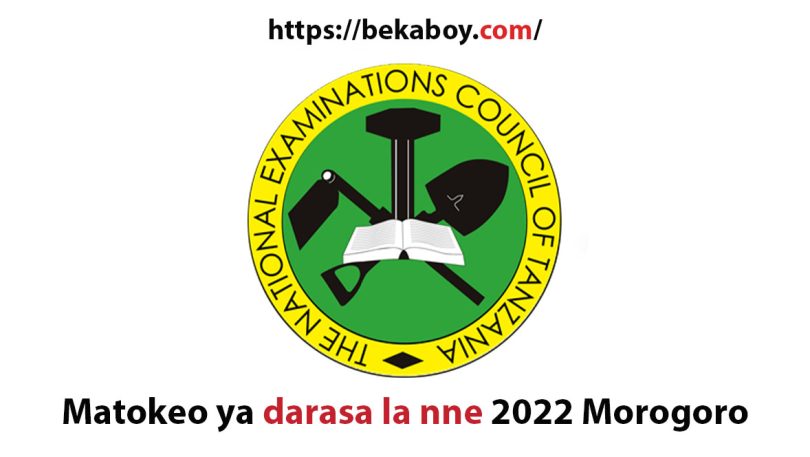 Matokeo ya darasa la nne 2022 Morogoro - Bekaboy