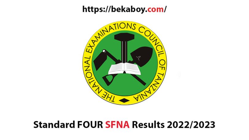 Standard FOUR SFNA Results 2022 2023 - Bekaboy