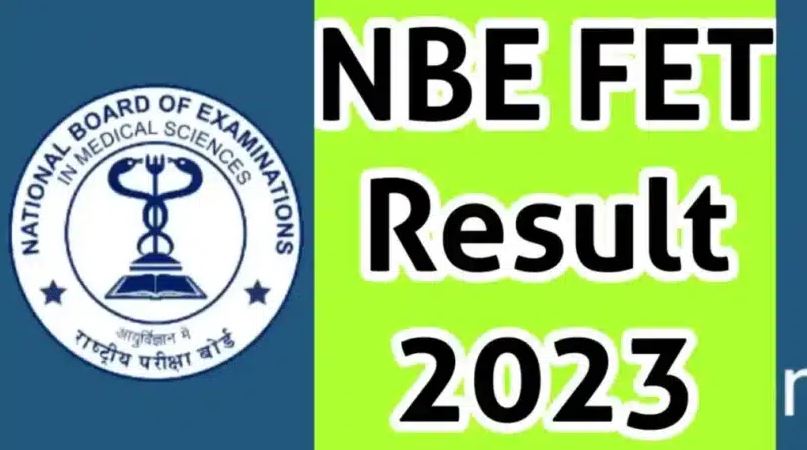 NBE FET 2022 Result releasing today at natboard.edu .in VFC - Bekaboy
