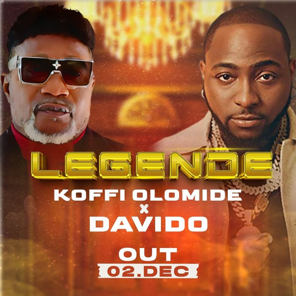 AUDIO Koffi Olomide Ft Davido Legende Download