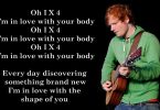 Ed Sheeran - Shape of You Lyrics