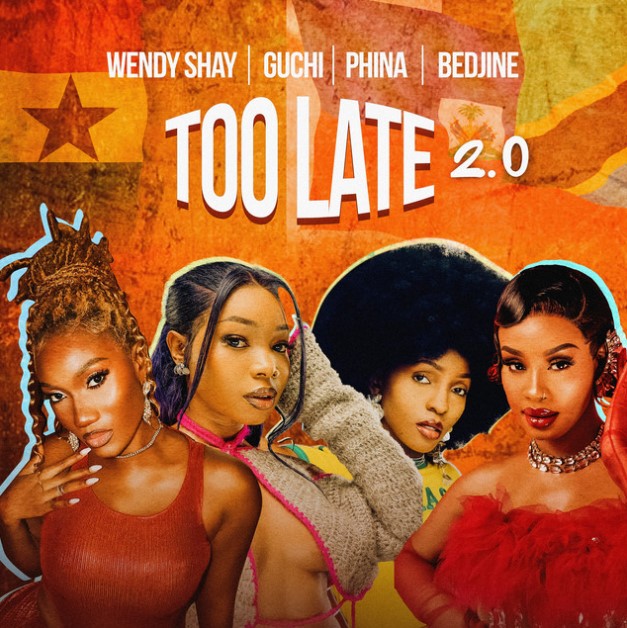 Wendy Shay Ft Phina & Guchi - Too Late Remix