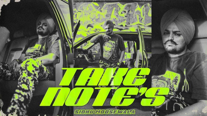 Sidhu Moose Wala - Take Notes ( Latest Punjabi Songs)
