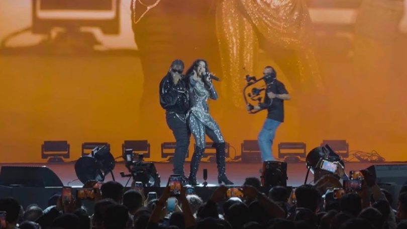 Rayvanny & Nora Fatehi Performance at the Dubai Festival